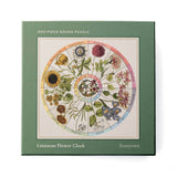 Round Flower Clock Jigsaw, 500 Pieces