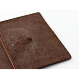 Traveler's Company Leather Notebook, Passport Size