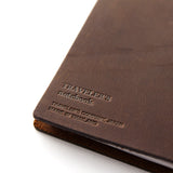 Traveler's Company Leather Notebook, Passport Size