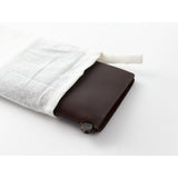 Traveler's Company Leather Notebook, Passport Size