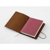 Traveler's Company Leather Notebook, Passport Size