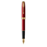 Parker Sonnet Fountain Pen, Red & Gold