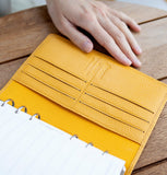 Finsbury Personal Leather Organiser, Mustard