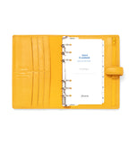 Finsbury Personal Leather Organiser, Mustard
