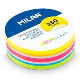 Milan 250 Removable Sticky Notes, Neon