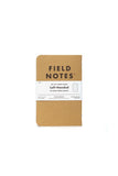 Field Notes Original Kraft Memo Books, 3 Pack