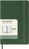 Moleskine 2026 Week to View with Notes Diary, Pocket Hardcover