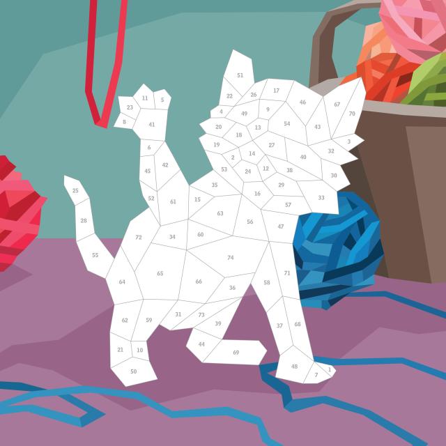 Petit Collage Pets Coloring Book With Stickers - Animal Activity Book For Kids Ages 4+ - View #11