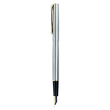 Diplomat Traveller Fountain Pen, Stainless Steel Gold