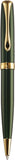 Diplomat Exc. A2 Ballpen, Evergreen with Gold Trim