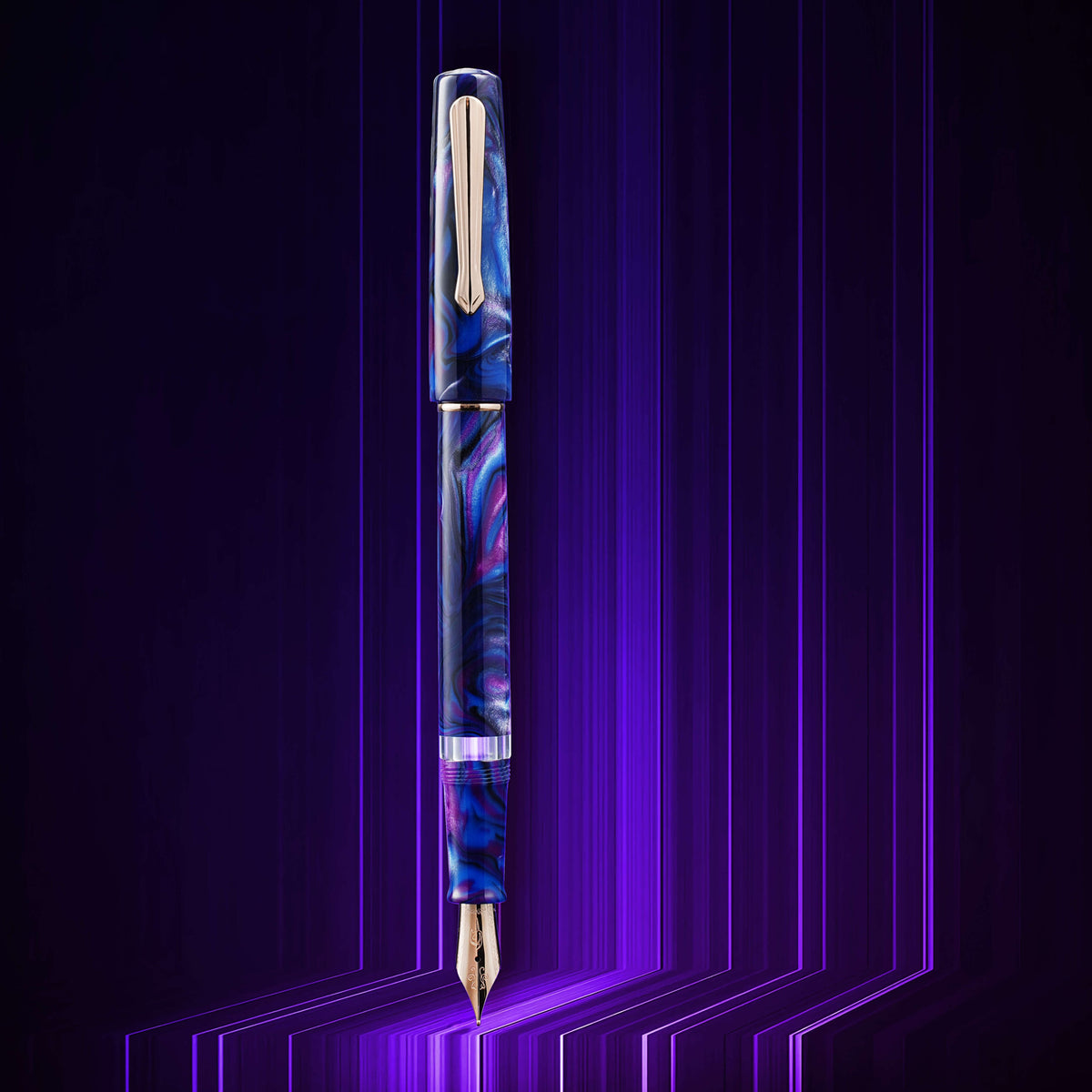 Nahvalur Schuylkill Fountain Pen, Cichlid Purple – Bartrums & Co Ltd