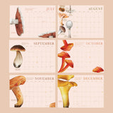 Mushroom 2024 Wall Calendar