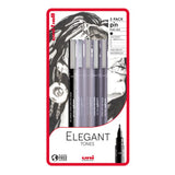 Unipin Fineliners, Elegant Tones Set