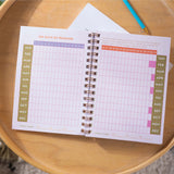 Reading Journal A5, Hardback, Book Nook