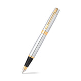 Sheaffer® 300 Fountain Pen, Bright Chrome With Gold Trims