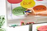 Stabilo Whiteboard and Flipchart Marker MARKdry, 4 Pack