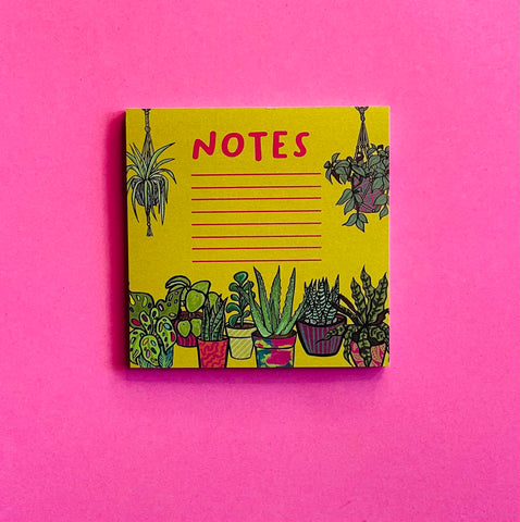 Mini Houseplant Note Pad