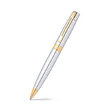 Sheaffer® 300 Ballpoint Pen, Chrome with Gold Trims