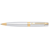 Sheaffer® 300 Ballpoint Pen, Chrome with Gold Trims