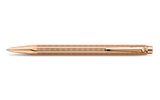 Caran d'Ache Rose-Gilded Ecridor Chevron Ballpoint Pen
