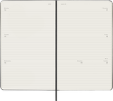 Moleskine Diary 2025/2026, Large 18-Month, Weekly Horizontal, Hard Cover