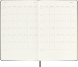 Moleskine Diary 2025/2026, Large 18-Month, Weekly Horizontal, Hard Cover