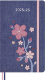 Moleskine 25/26 18 Month Diary, Week to view With Notes, Sakura Special Edition