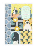 Midori Yuru Log B6 Notebook, Cat