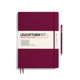 Leuchtturm 1917 Classic SQUARED Notebooks, (A4+) Master Slim