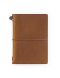 Traveler's Company Leather Notebook, Passport Size