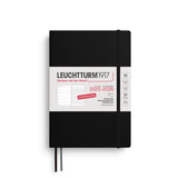 Leuchtturm1917 Weekly Planner & Notebook 2025/2026, 18 Months, Medium Softcover