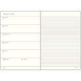 Leuchtturm1917 Weekly Planner & Notebook 2025/2026 18 Months, Medium Hardcover