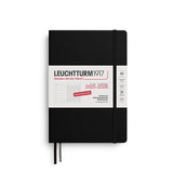 Leuchtturm1917 Weekly Planner & Notebook 2025/2026 18 Months, Medium Hardcover