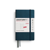 Leuchtturm1917 2026 Weekly Planner and Notebook, Pocket A6 Hardcover, Ruled