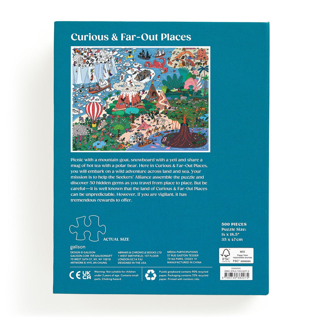 Puzzle 500 pièces : Mappemonde baroque - Nathan - Rue des Puzzles