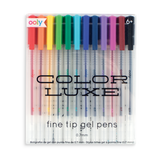 Colour Luxe Gel Pens, Fine Tip