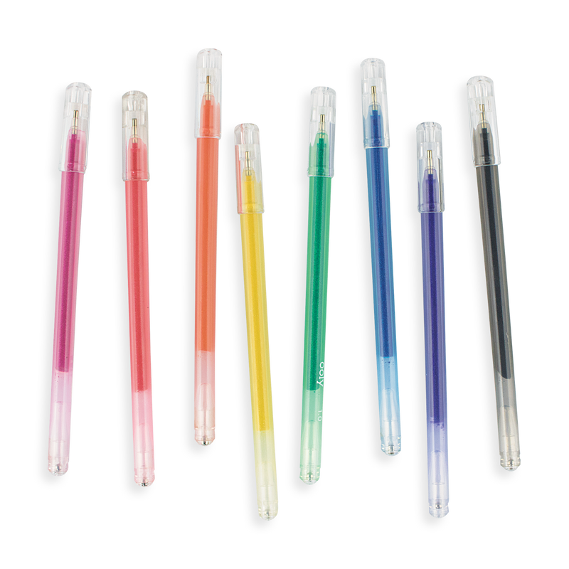 204 Pack Glitter Gel Pens Set ZSCM 100 Colors Pens Include 100 Glitter Pens 4