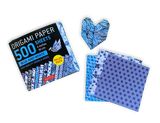 Origami Paper, 500 Sheets, Blue and White