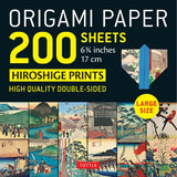 Origami Paper, 200 Sheets, Hiroshige Prints