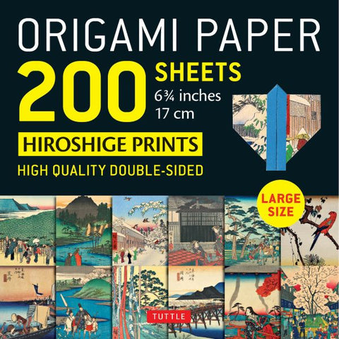 Origami Paper, 200 Sheets, Hiroshige Prints