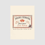 Original Crown Mill A5 Laid Writing Paper.