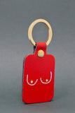 Ark Leather Boob Keyring
