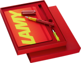 Lamy Al Star Glossy Red Edition  Fountain Pen with Notebook