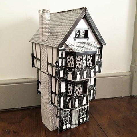 Archi-Types Tudor House Cardboard Model Kit