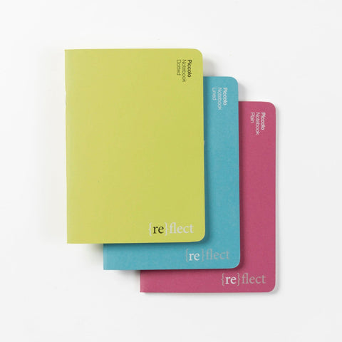 Coffee Notes Piccolo Notebook Set, Vibrant Colour Collection