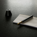 Ystudio Desk Fountain Pen and Stand, Brassing