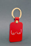 Ark Leather Boob Keyring