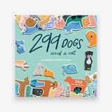 299 Dogs and a Cat Jigsaw Puzzle, 300 Shaped Pieces