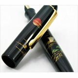 Platinum #3776 Century Kaga Hira Makie Fountain Pen SANSUI, Medium Nib