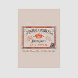 Original Crown Mill A5 Laid Writing Paper.